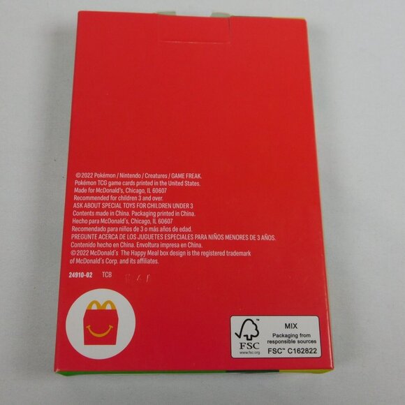 Pokémon Match Battle Growlithe 10 Unopened Green Box McDonalds Happy Meal 2022 - Picture 2 of 6
